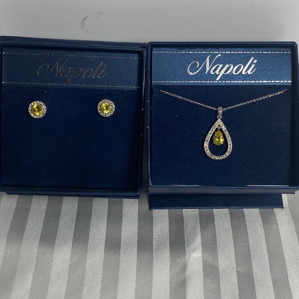 New Napoli Necklace & Earring Set in box